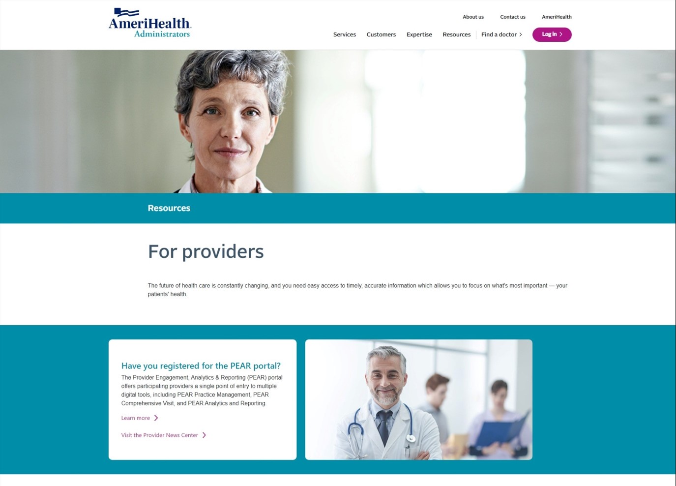 New AmeriHealth Administrators website!
